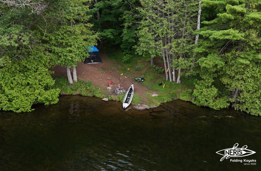 Campsite #12 on Kashwakamak Lake, next to the boat launch.