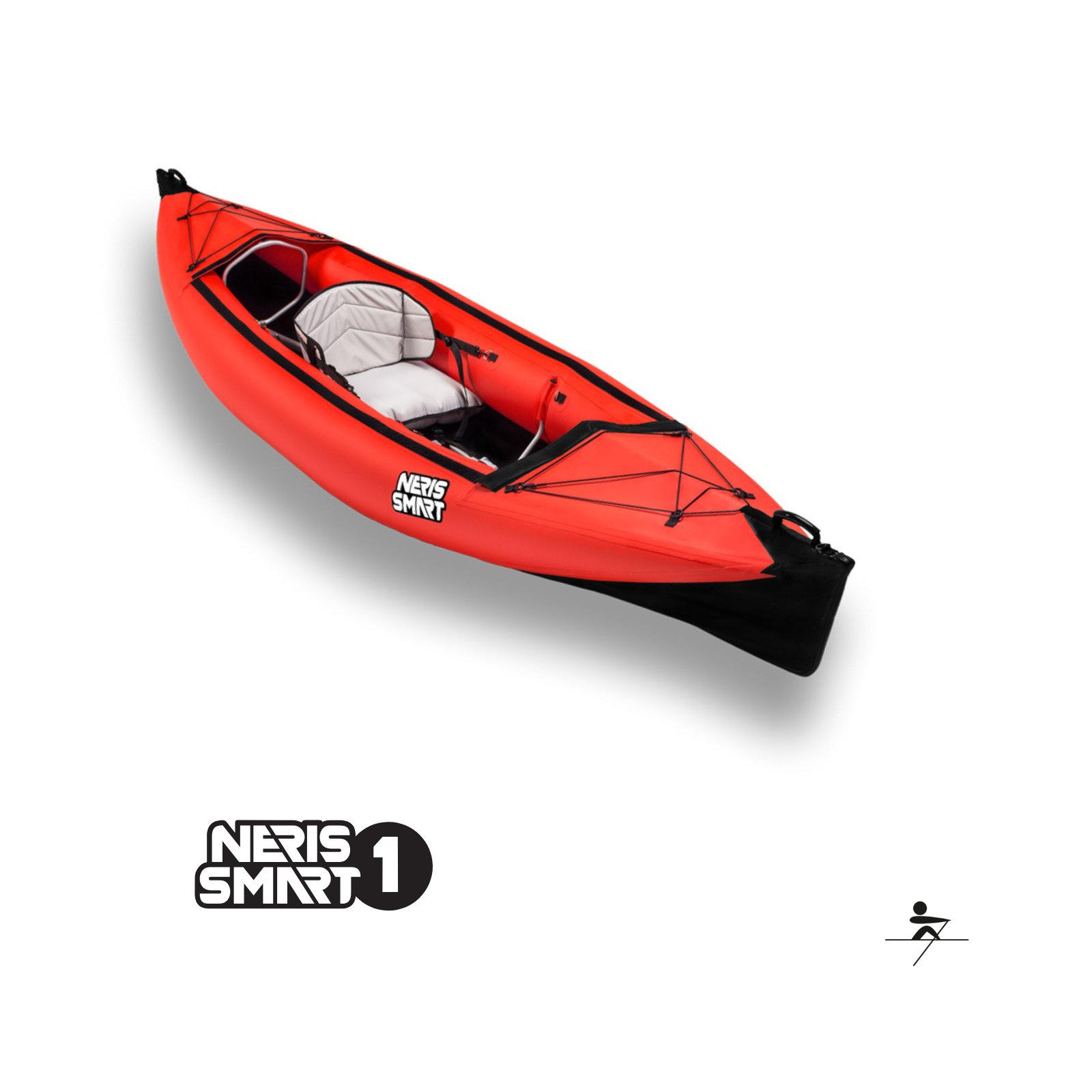Neris Smart-1 TPU Folding Kayak | Ultra-Light Single Seater | Blue | Lighter Frame | 30% Lighter Skin