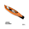 neris smart pro double seater kayak convertible to a triple seater, versatile and foldable for group water adventures