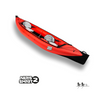 neris smart two folding kayak designed for two people, lightweight and portable for tandem water adventures